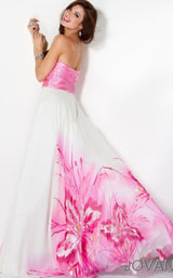 Jovani 30015 White-Print