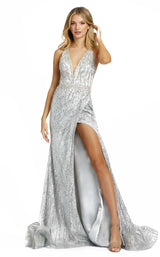 Mac Duggal 30621 Silver