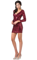 Dancing Queen 3101 Burgundy