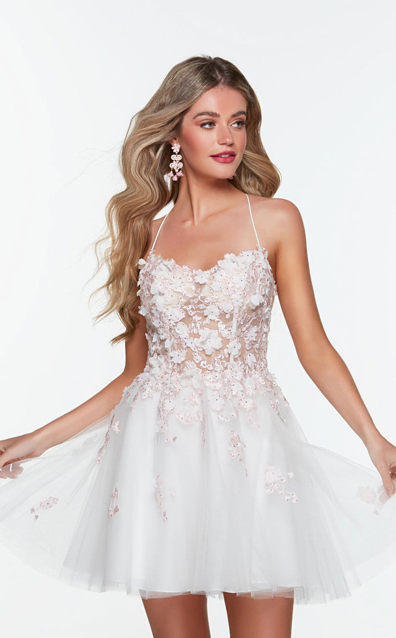 Alyce 3102 Pink-Diamond-White