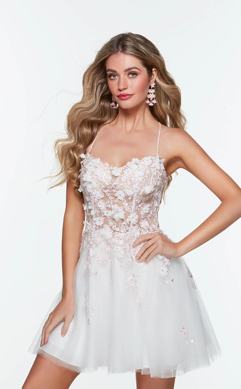 Alyce 3102 Pink-Diamond-White