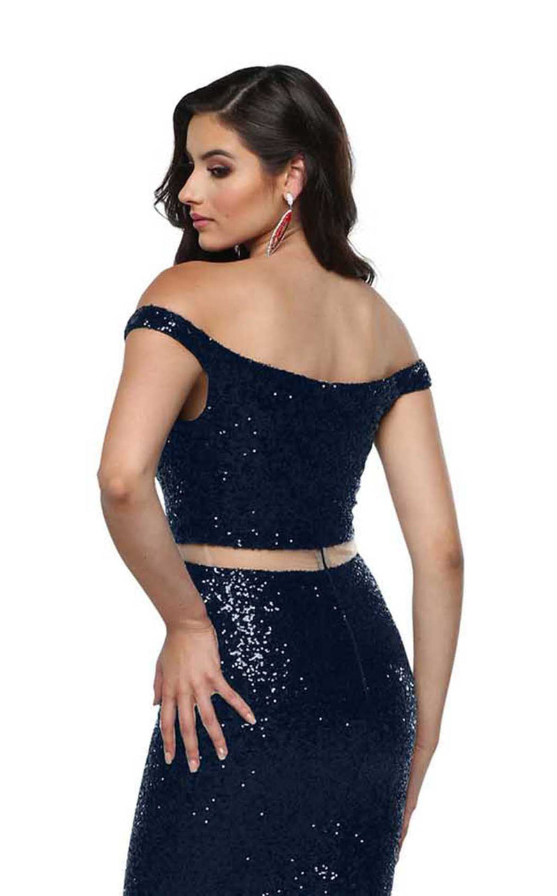 Zoey Grey 31438 Navy-Champagne