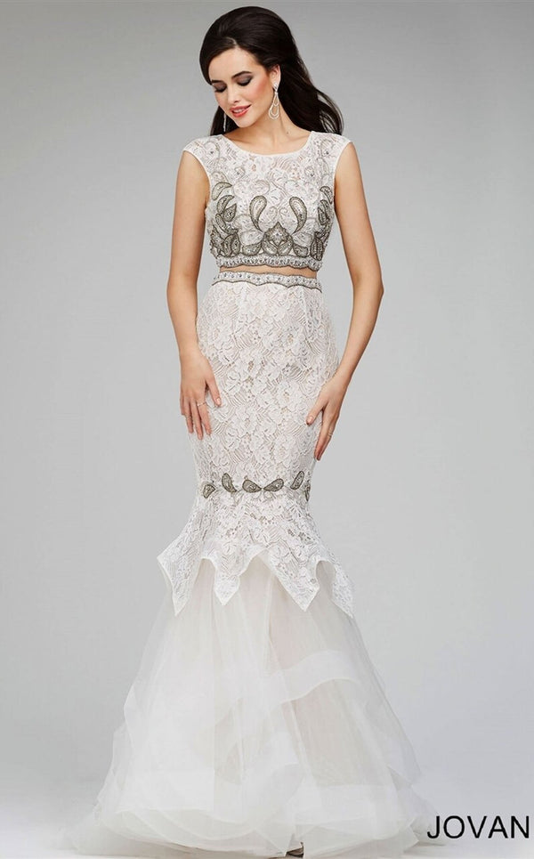 Jovani 31553BG Ivory