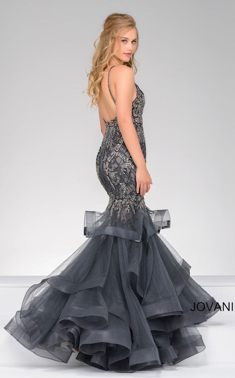 Jovani 31554 Gunmetal