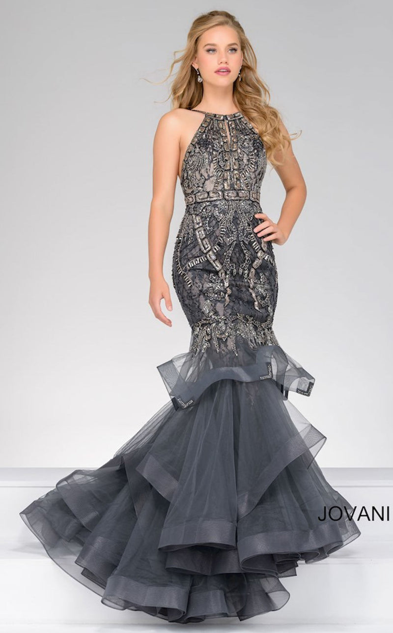 Jovani 31554 Gunmetal