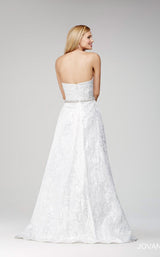 Jovani 31606BG White-Silver