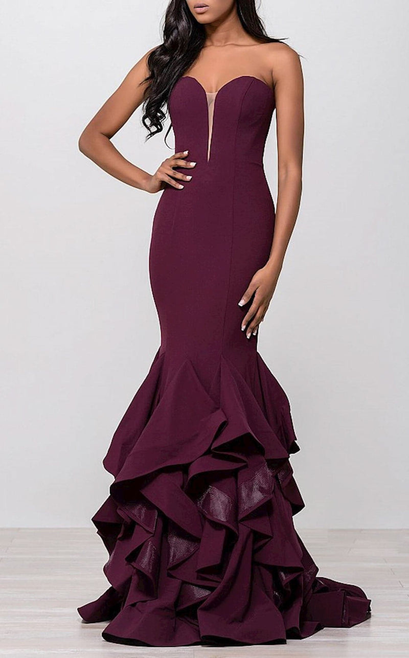 Jovani 31625 Burgundy