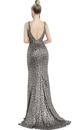 Jovani 3237BG Animal-Print