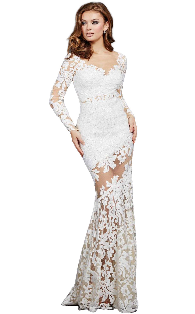 Jovani 32607BG White