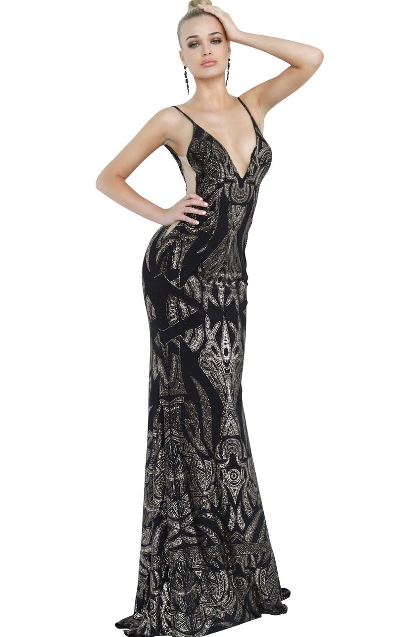 Jovani 3287 Black/Gold