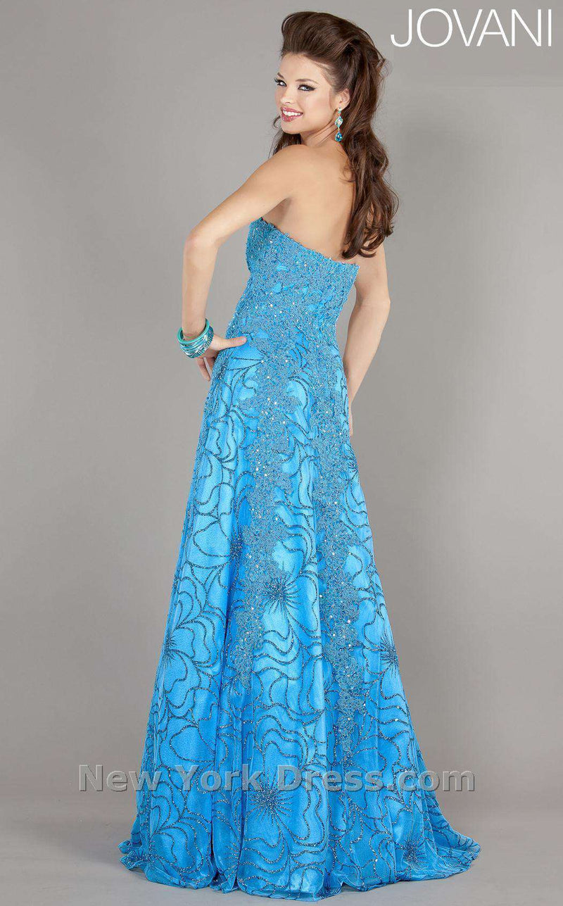 Jovani 3652 Turquoise