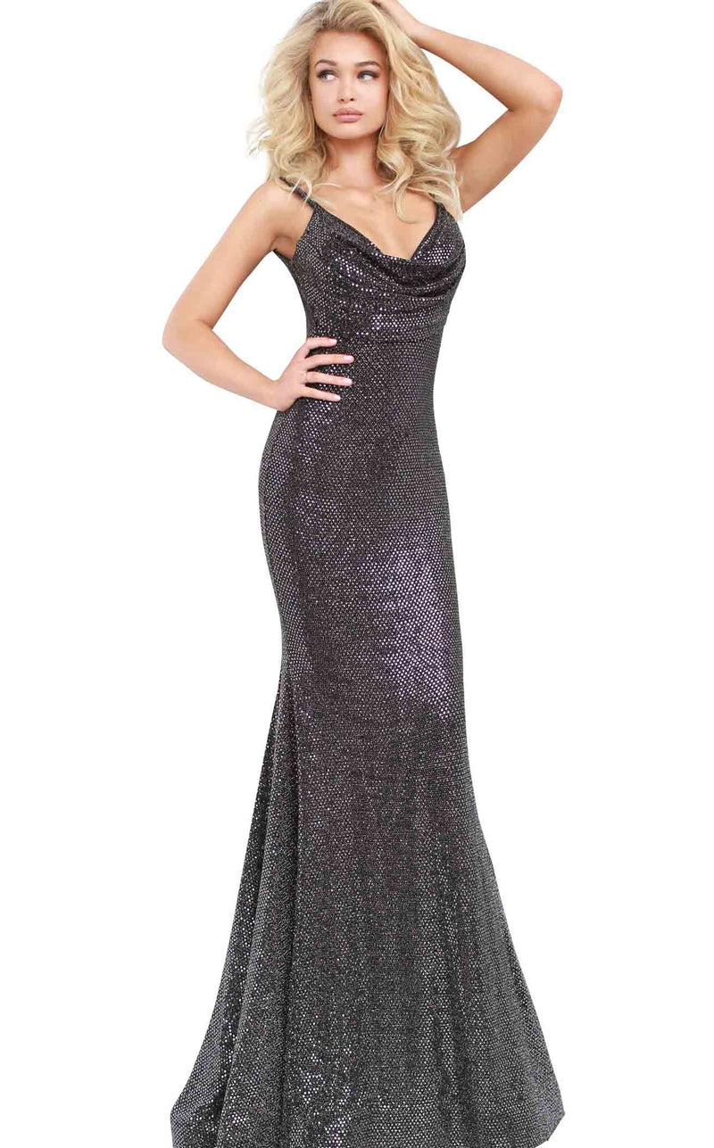 Jovani 3392 Black/Silver