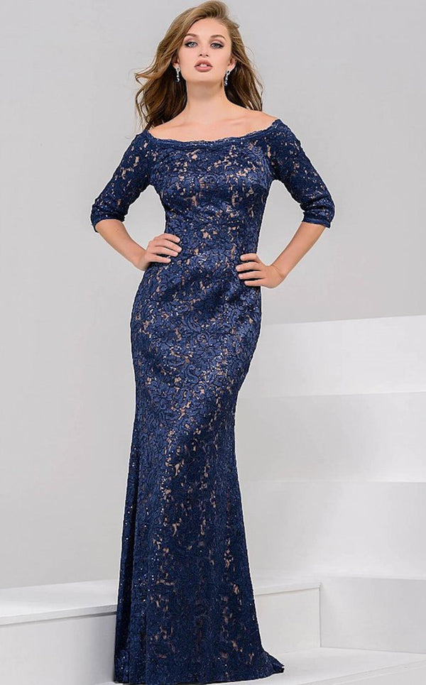 Jovani 25460BG Navy