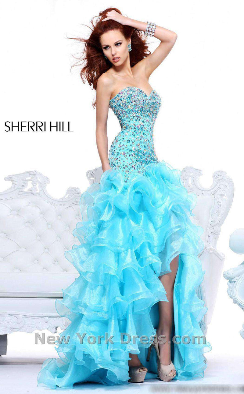 Sherri Hill 21127 Aqua