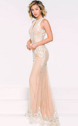 Jovani 37689bg Ivory/Nude