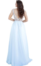 Jovani 3958 Light-Blue-Silver