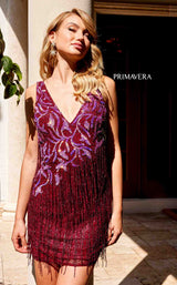 Primavera Couture 4031 Dress Raspberry