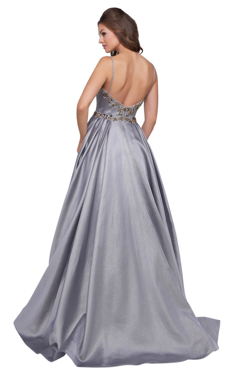 Mac Duggal 40890H Platinum