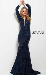 Jovani 40942BG Navy