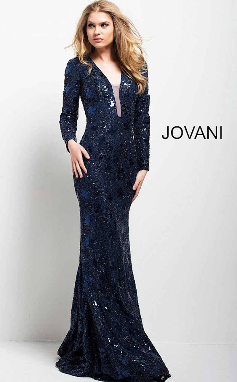 Jovani 40942BG Navy