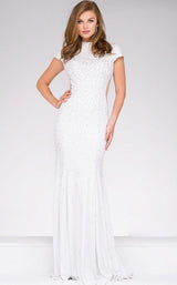 Jovani 41020bg Off White