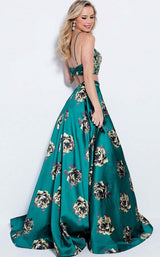 Jovani 41658BG Emerald-Multi