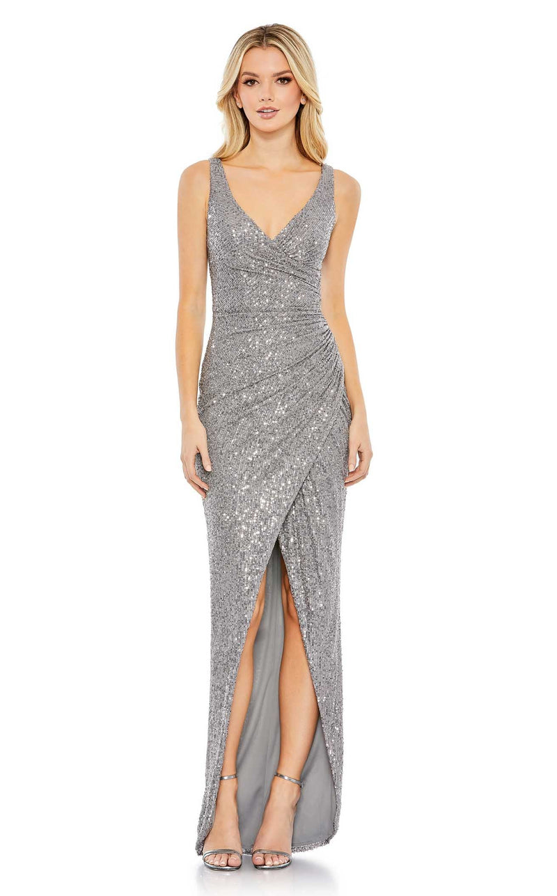 Mac Duggal 42023 Pewter