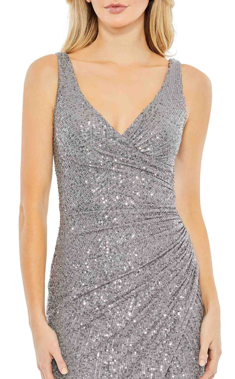 Mac Duggal 42023 Pewter