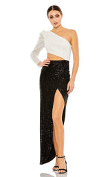 Mac Duggal 42037 Black/White