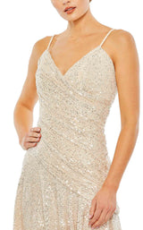 Mac Duggal 42040 Silver/Nude