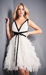 Jovani 4364 Ivory/Black