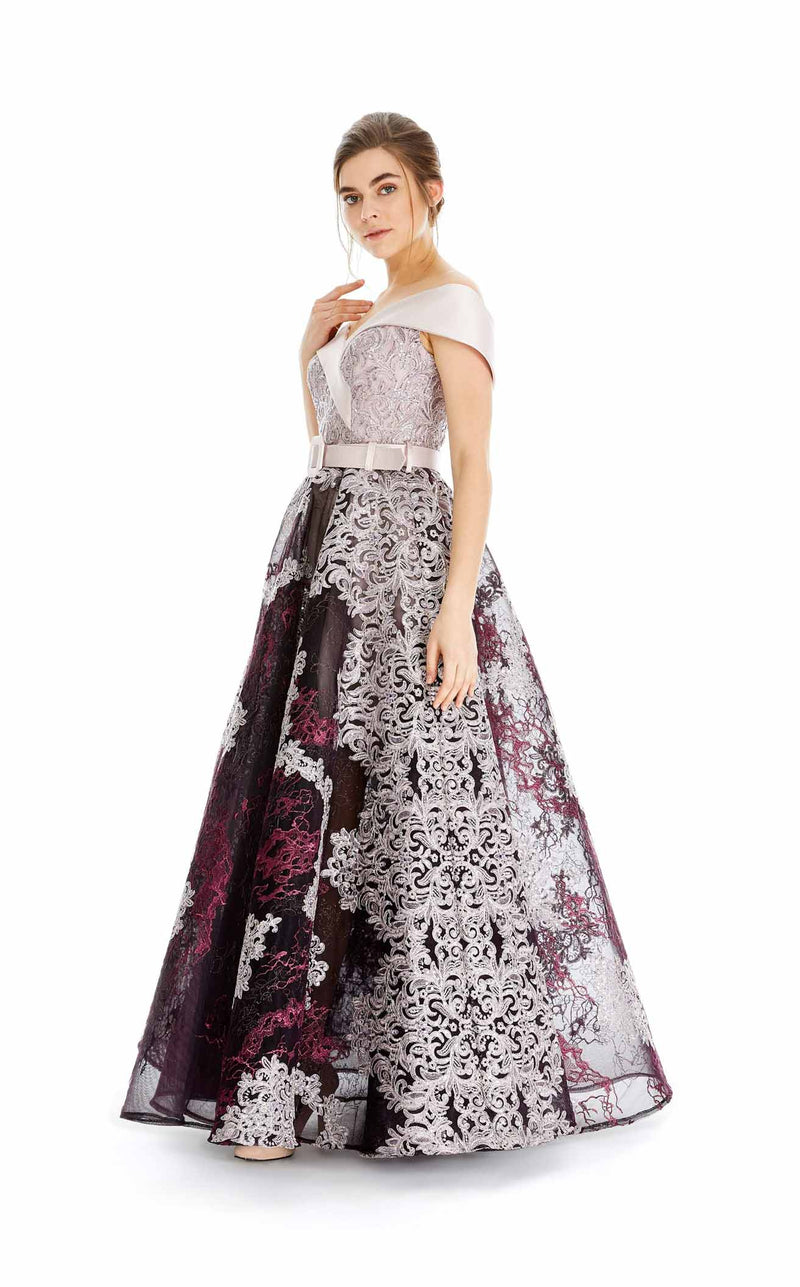 In Couture 4433 Mauve-Black