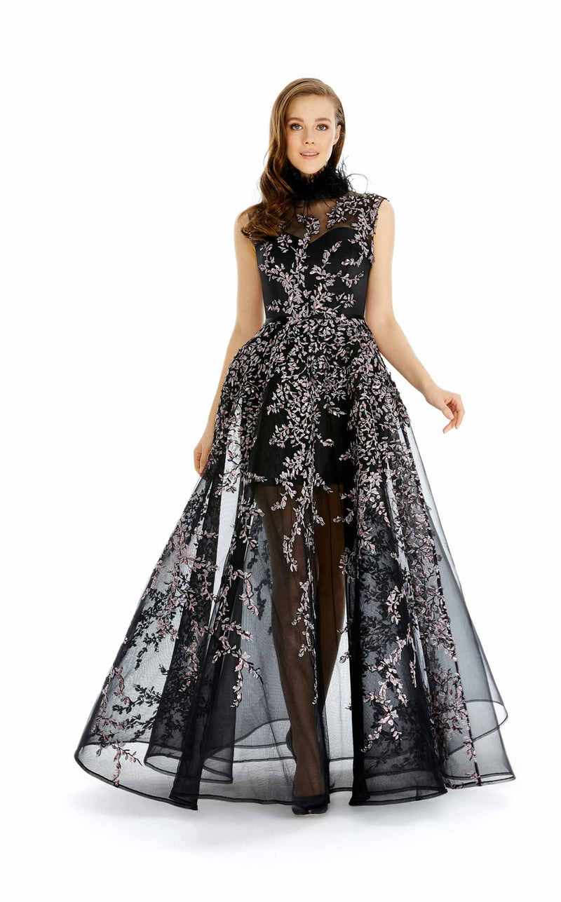 In Couture 4510 Black-Mauve