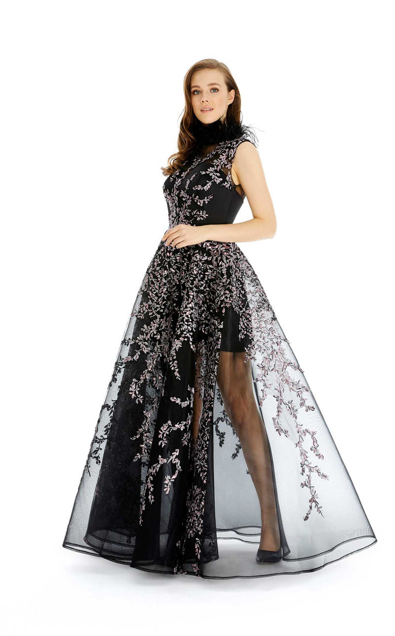 In Couture 4510 Black-Mauve