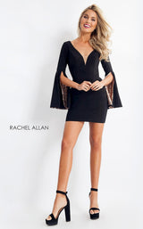 Rachel Allan 4649 Black Rose Gold