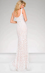 Jovani 47963BG White/Nude