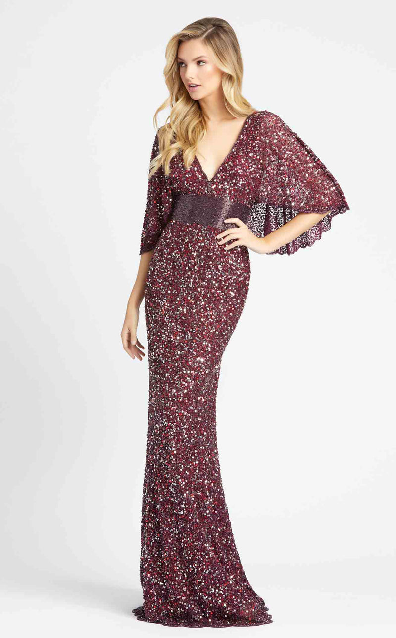 Mac Duggal 4808 Wine