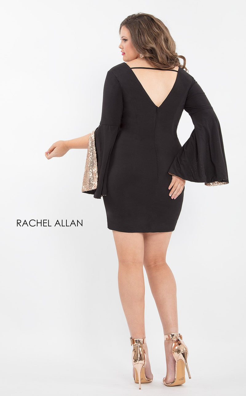 Rachel Allan 4809 Black/Gold