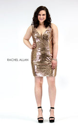 Rachel Allan 4811 Black Rose Gold