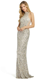 Mac Duggal 4818 Silver