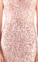 Mac Duggal 4834L Rose Gold