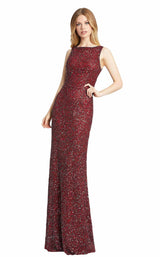 Mac Duggal 4876L Burgundy