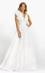 Mac Duggal 48856D White