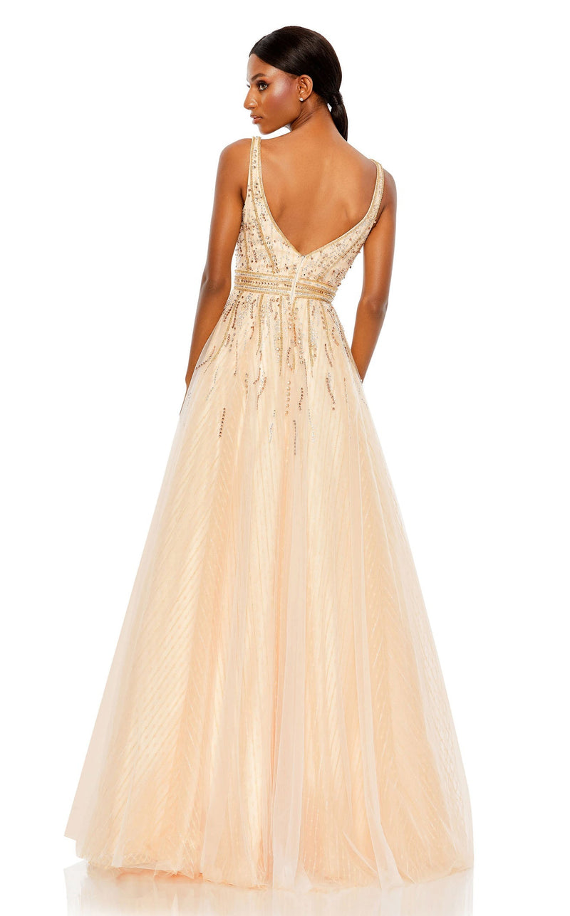 Mac Duggal 48858 Peach-Blossom