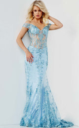 Jovani 06369 Light Blue