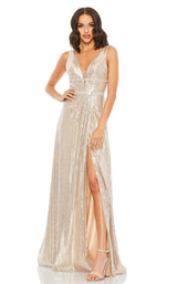 Mac Duggal 49012i Nude/Silver