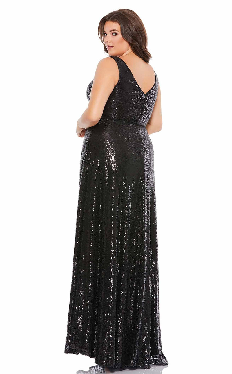 Mac Duggal Fabulouss 49295F Noir-Sequin