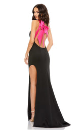 Mac Duggal 49444 Black/Hot Pink