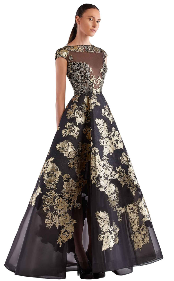 Edward Arsouni Couture SS0496 Black/Gold