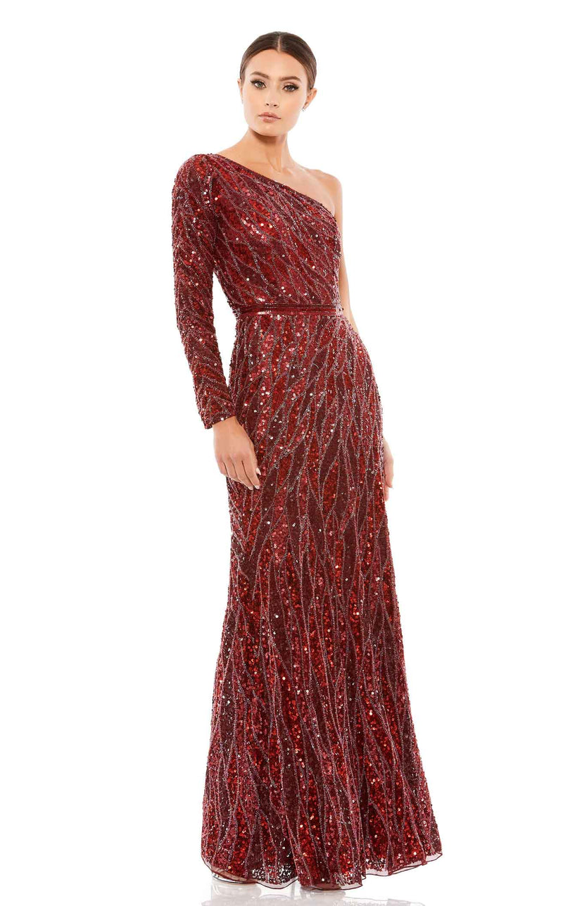 Mac Duggal 4982 Burgundy